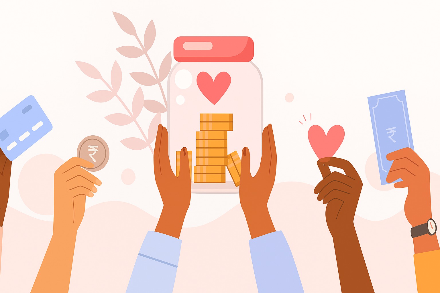 दान से जुड़ी चित्रात्मक इमेज